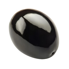 Black olive isolated on transparent background. Transparent, PNG