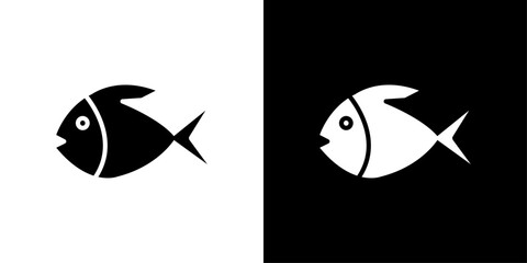 Bat Ray Fish icon Flat art illustration in outline © Topline