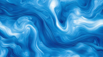 Fototapeta premium A vibrant pattern of abstract blue lines forming dynamic shapes. 