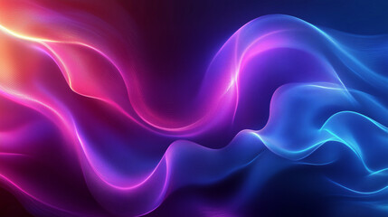 Obraz premium Abstract blue and purple background. Bright swirl lines. 