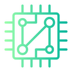 cpu gradient icon