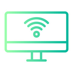 monitor gradient icon