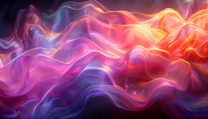 Obraz premium abstract background with glowing lines