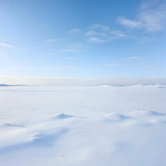 A serene winter landscape