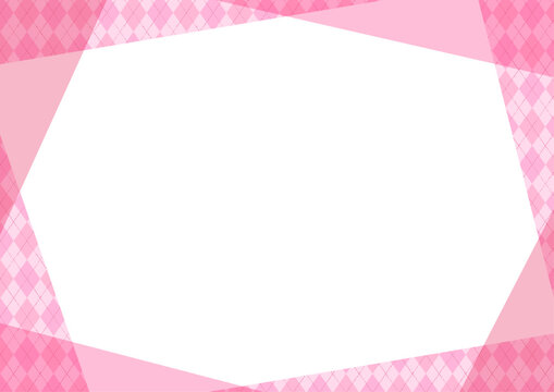 Argyle plaid card design