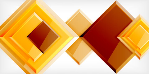 Colorful squares with reflections abstract background design. Vector Illustration For Wallpaper, Banner, Background, Card, Book Illustration, landing page