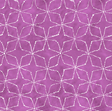 The Abstract Watercolor Dot pattern ( Violet )