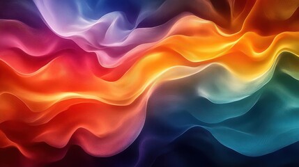 Fototapeta premium creative abstract canvas filled with swirling colors and dynamic shapes designed to evoke inspiration and emotions serving as a stunning digital backdrop for artistic projects