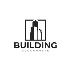 vector building logo premium template
