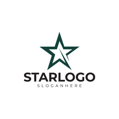 vector star logo premium template