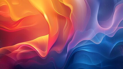 An abstract vector background composed of fluid, flowing shapes in a harmonious color scheme. The design features smooth gradients and dynamic movement, creating a visually engaging backdrop, 