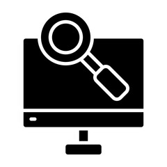 Search Glyph Icon Design