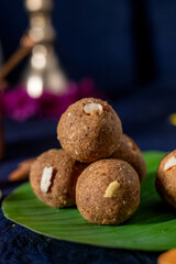 Indian Traditional Makhana Dryfruits Laddu made in desi ghee with dates, dry dates & jaggery 