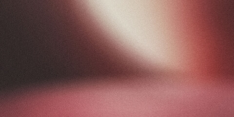 A curved arc of light with a gradient flowing from dusty rose to olive green, noise texture effect