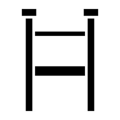 Chair Glyph Icon Design