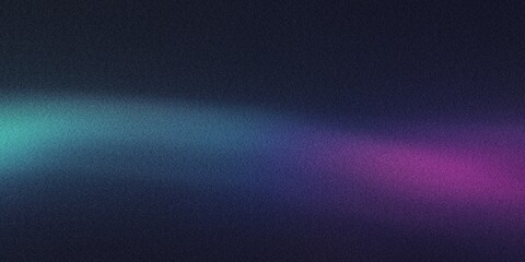 Naklejka premium A curved arc of light with a gradient shifting from turquoise to magenta, noise texture effect