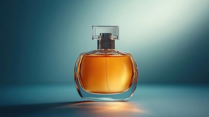elegant closeup of a minimalist perfume bottle stands against a soft background highlighting its chic design the simplicity evokes luxury and sophistication perfect for branding