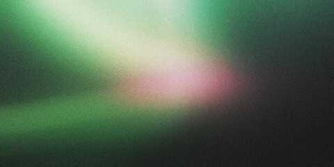 A curved arc of light with a gradient shifting from neon green to magenta, noise texture effect