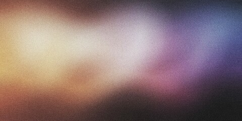 A curved arc of light with a gradient shifting from light khaki to amethyst, noise texture effect