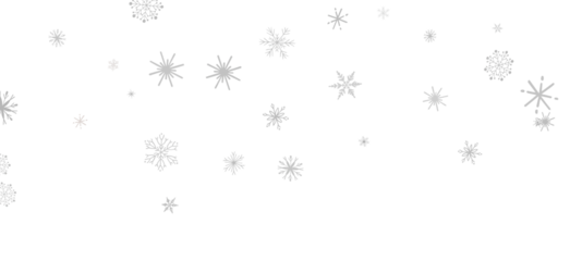 Winter christmas sky with falling snow