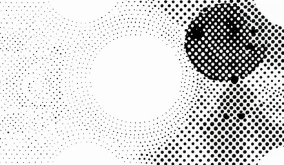 Abstract wallpaper with a white background with metallic black circles