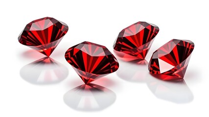 Fototapeta premium red diamond gem