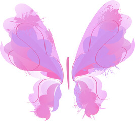 watercolor butterfly, isolated on white background, colorful, vector illustration, vector butterfly