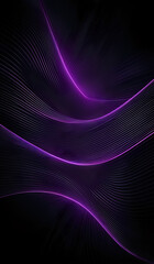 Dark grey background with purple glowing lines for social media post, business, advertising events
