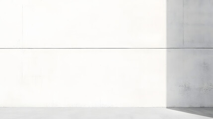 Obraz premium White or light gray concrete wall texture background