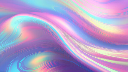 Iridescent holographic background