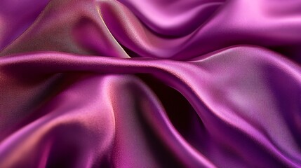 Fototapeta premium Abstract background of a smooth, soft, purple silk fabric.