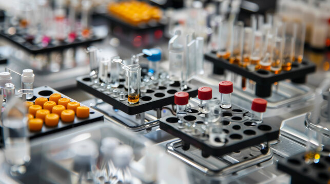 Microbial DNA sequencers for studying soil microbial communities isolated on white background