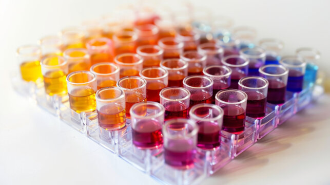Microbial DNA sequencers for studying soil microbial communities isolated on white background