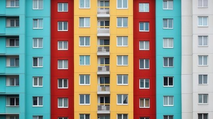 People in an overpopulated city living in cramped housing, while luxury apartments sit empty   housing crisis, social inequality