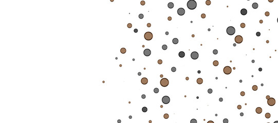 Mesmeric Shower: Mesmeric 3D Illustration Depicting Mesmerizing gold Confetti Rain