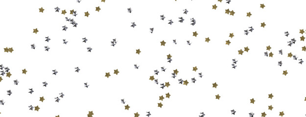 XMAS stars background, sparkle lights confetti falling. magic shining Flying christmas stars on night