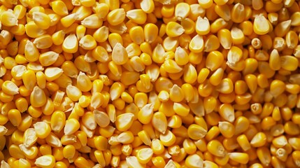 Background full of Corn. Product photography. Corn background.