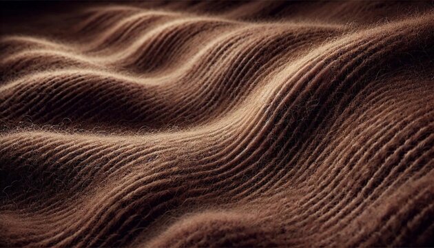 ブラウンのウールのテクスチャ素材