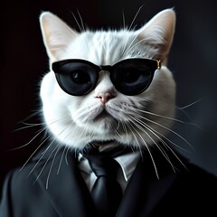 Business Cat: The Suave British Shorthair.