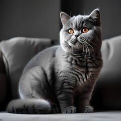 Chubby Cheeks, Regal Grace: British Shorthair Elegance 2