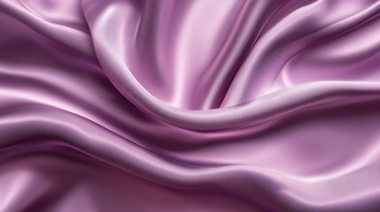Obraz premium Close up of a soft, flowing purple satin fabric.