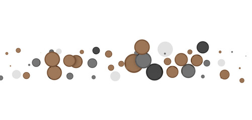  Colorful confetti on white background