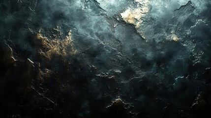 Obraz premium grunge black background with scratches and an old film effect providing a distressed texture ideal for creating a haunting or mysterious atmosphere for design