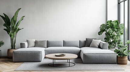 Modern Minimalist Living Room Interior