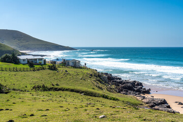 Wild Coast, South Africa, view near Cofee Bay