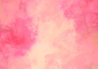 Abstract Pink Watercolour Texture Background