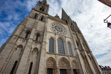 Fototapeta premium Notre Dame de Chatres Cathedral France