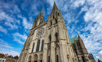 Fototapeta premium Notre Dame de Chatres Cathedral France