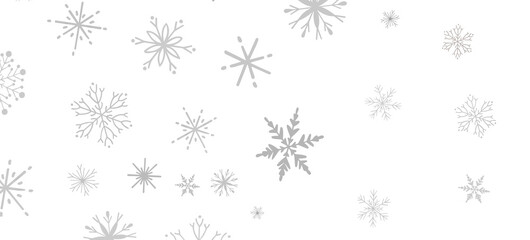 Snowflakes - Christmas Card - Snowflakes Of Paper In Frame