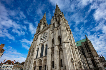 Fototapeta premium Notre Dame de Chatres Cathedral France